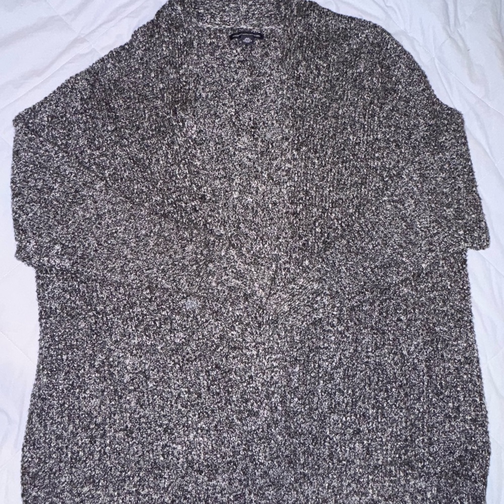 Cozy Gray Knit Cardigan
